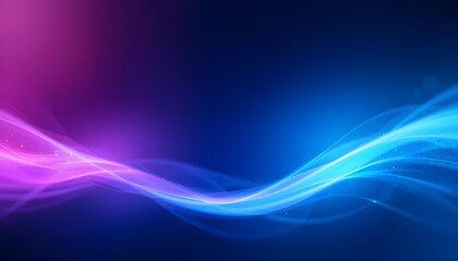 Obraz premium Abstract Blurred Background with Blue and Pink Neon Gradient and Wave Line Texture