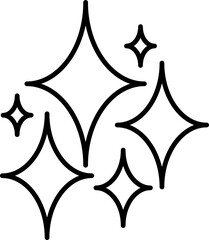 Sparkle Outline Icon
