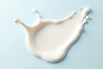 Milk splash, creamy white texture, isolated spill, delicious, whipped cream, isolated