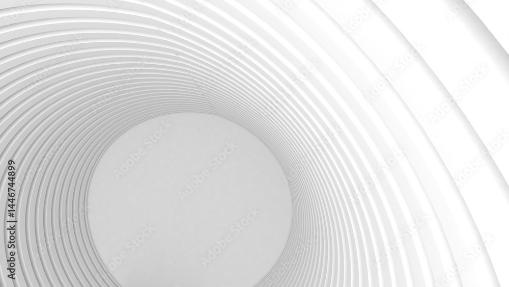 Poster white curved structure, abstract background. abstract building structures are used in graphics or va