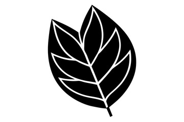 Leaf silhouette vector illustration