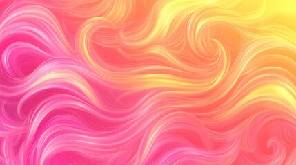 Obraz premium A vibrant abstract display of swirling, pastel hues.