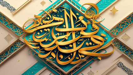 Elegant Arabic Calligraphy Design