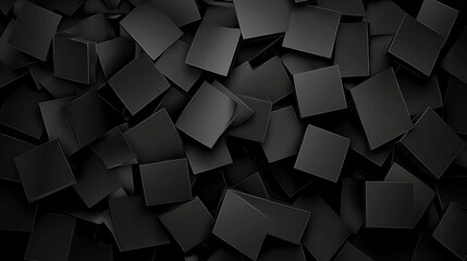 Abstract Black Square Background Texture