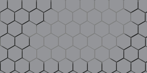 Naklejka premium Seamless Hexagonal Metal Grid Pattern with Geometric Design and Texture