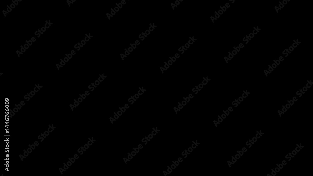 Poster looping directional arrow animation for overlay video interface. directional arrow acts as loading i