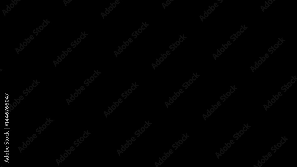 Poster looping directional arrow animation for overlay video interface. directional arrow acts as loading i