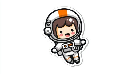 Cute Astronaut Character Art
