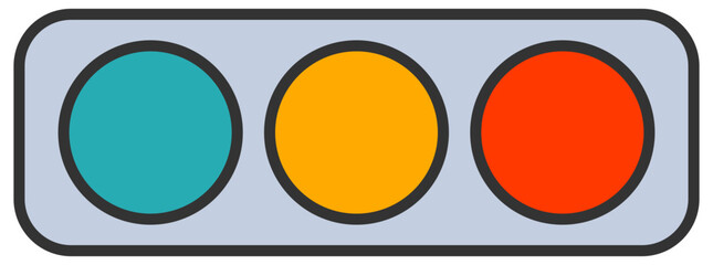 地図・MAPで使える新型LED信号機アイコンマーク