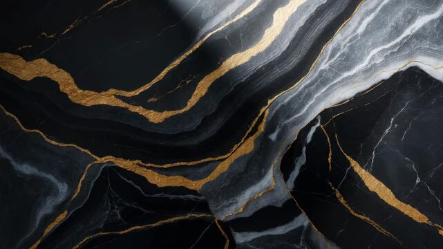 Textured black marble background. Natural dark gray marble surface with design. Opulent black marble featuring patterns.