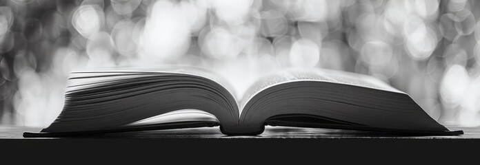 Digital Book for Learning in Futuristic Style with Ethereal Textures and Glowing Particles