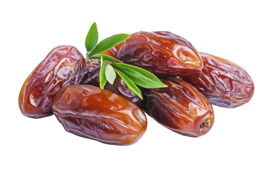 Collection of dried dates, highlighted by a close-up view and displayed against a plain background.