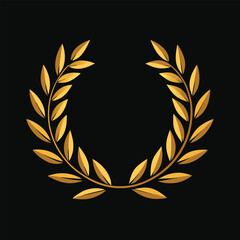 Laurel crown gold
