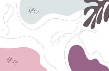 Aesthetic Colorful Pastel Floral Fluid Abstract