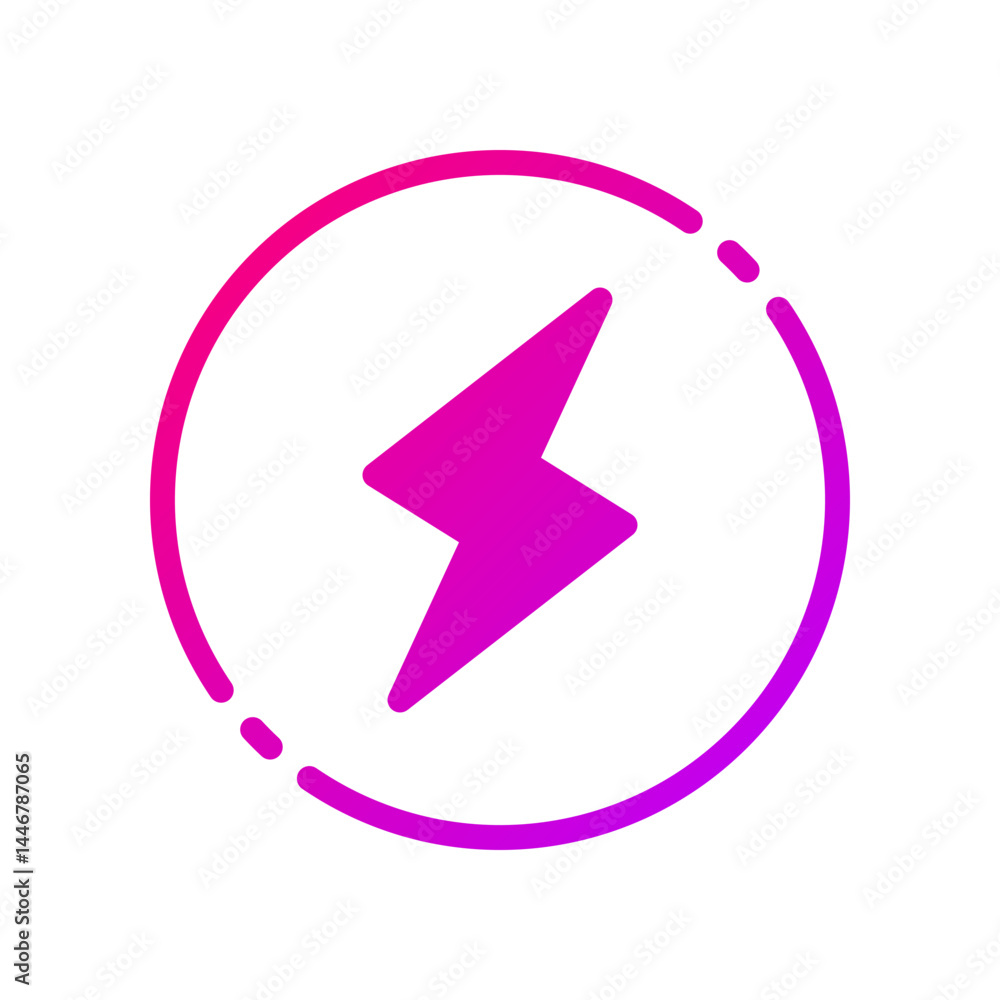 Poster design illustration graphic of fast symbol icon with gradient style. suitable for ui, mobile design,