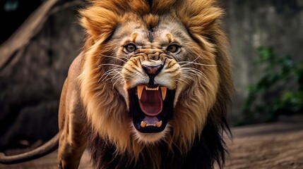 Fototapeta premium Roar of the Lion