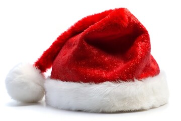 Santa hat isolated on white