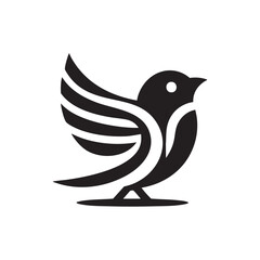 Sparrow Logo Vector Illustration

