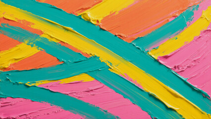 Vibrant Abstract Painting Texture with Bold Colors