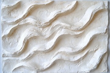 Textured plaster wall art