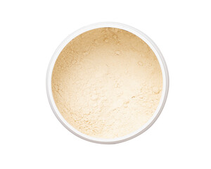 White powder in jar