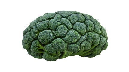 Fototapeta premium Broccoli Brain Illustration Isolated Transparent Background