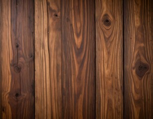 Rich, dark brown wood texture.  Vertical planks with natural knots and grain. Perfect for rustic backgrounds.