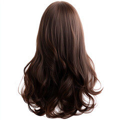 Fototapeta premium long hair isolated on white