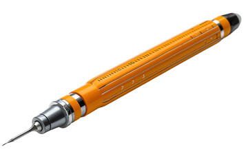 Fototapeta premium Orange Multitool Pen Studio Shot.