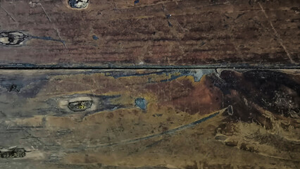 Old wooden texture for background that has natural cracks.