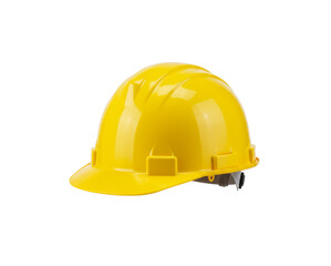 Yellow Hard Hat Isolated on Transparent Background