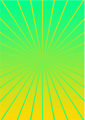Obraz premium Radiant Green and Yellow Background with Vibrant Abstract Energy Lines