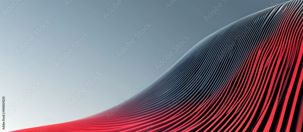 Poster abstract flowing lines create a dynamic and visually striking im