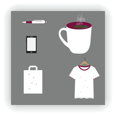 White T-shirt and Baseball Cap Man Realistic