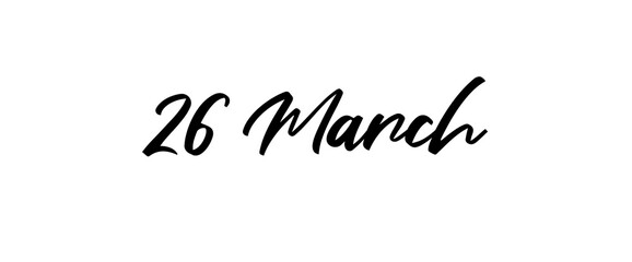 Month name text design art typography designs for prints, posters, cards, t shirt, coffee mug hoodies etc.