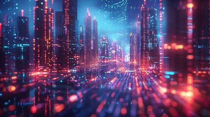 Fototapeta premium Futuristic AI agent generative artificial intelligence concept glowing neural network digital data streams intelligent automation high tech business environment cut out isolated transparent background