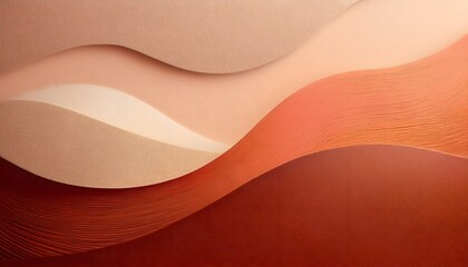 Minimalist abstract grainy background in warm earthy tones like terracotta, beige, and soft.