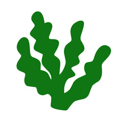 Obraz premium illustration Aquarium seaweed silhouette