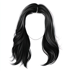 girl with long hair