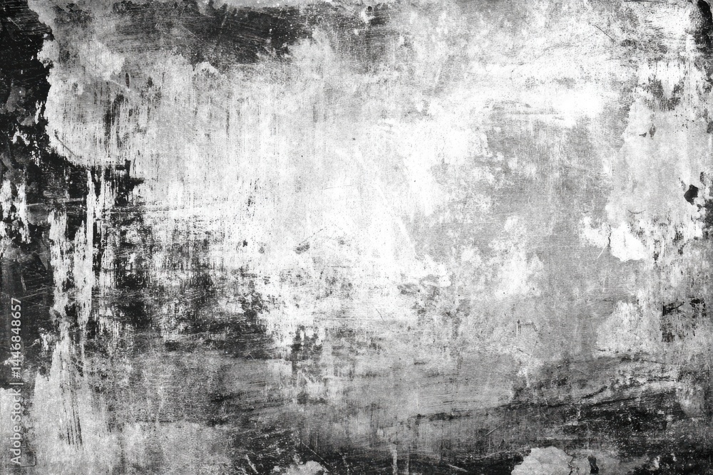 Poster grunge black and white distressed texture for unique artistic backgrounds and creative design concep