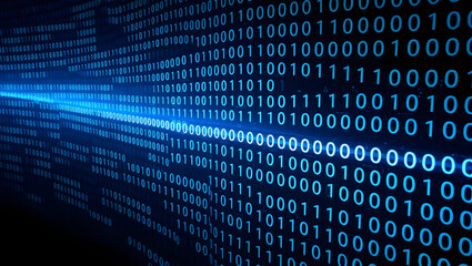 technology background binary number