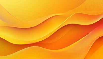 Abstract vibrant yellow and orange wavy background