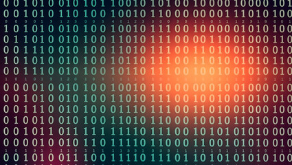technology background binary number