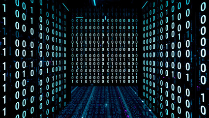 technology background binary number