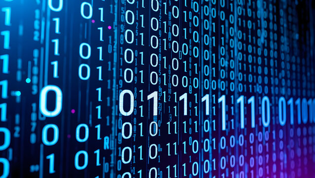 technology background binary number