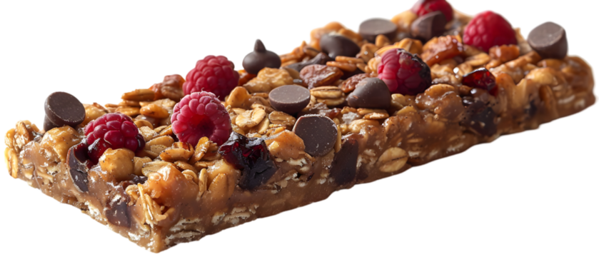 Raspberry Chocolate Granola Bar.