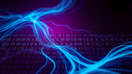 technology background binary number