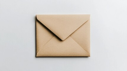 Simple beige envelope