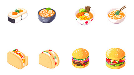 Food Variety: A vibrant array of delectable dishes, each a culinary masterpiece in its own right, enticing with an explosion of flavors and textures, and inspiring a gourmet adventure.