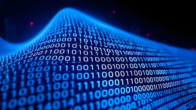 technology background binary number